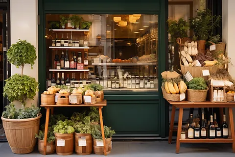 物販店の外装店舗デザイン